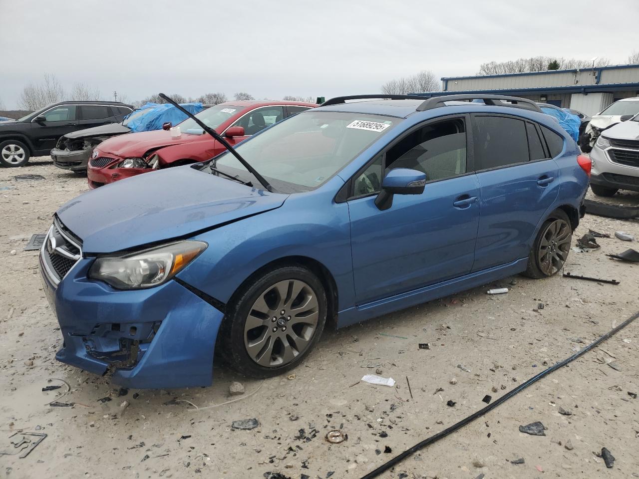 2016 Subaru Impreza Sport Limited de vânzare în Wayland, MI - Front End