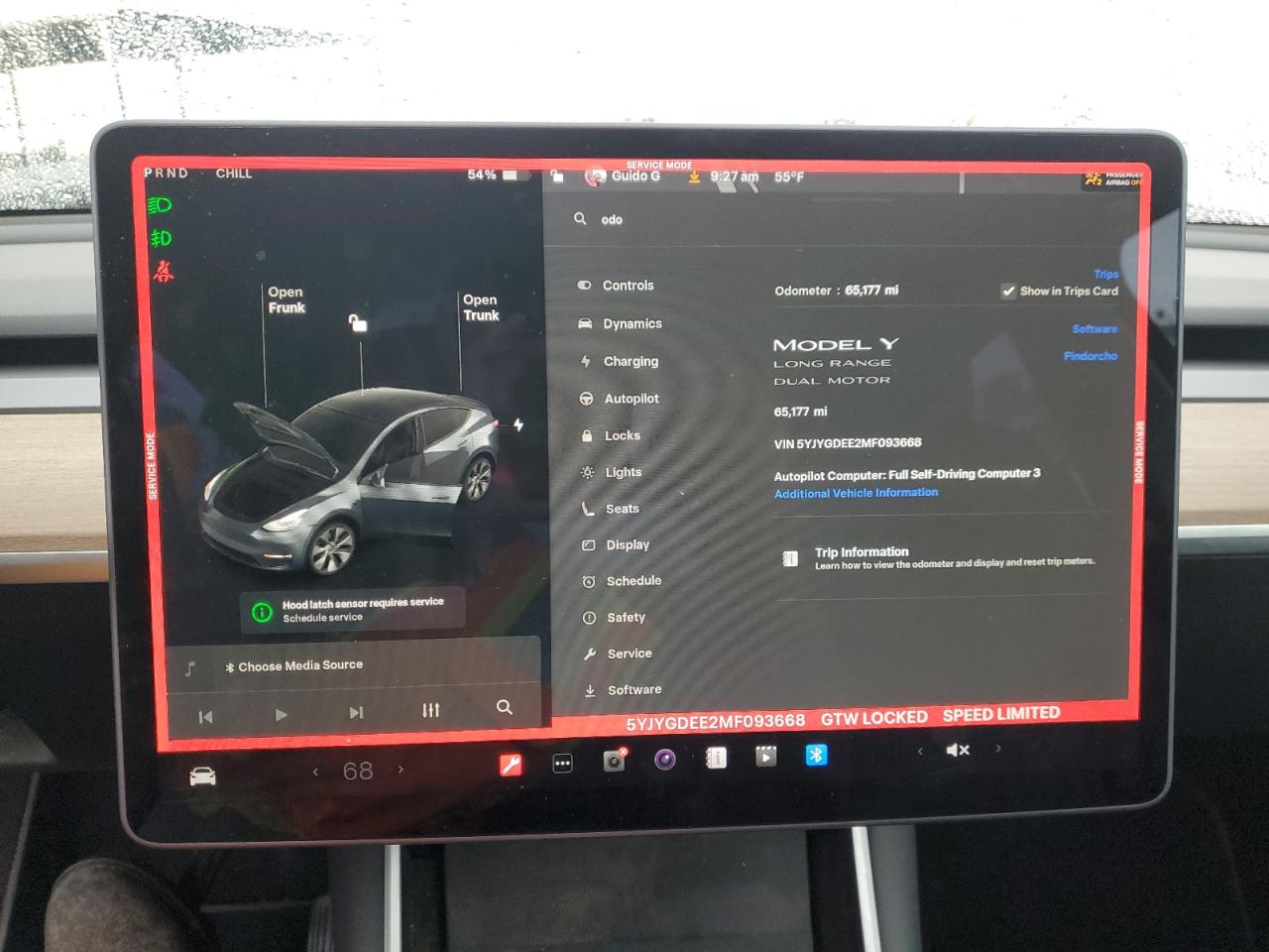 2021 Tesla Model Y VIN: 5YJYGDEE2MF093668 Lot: 53153935