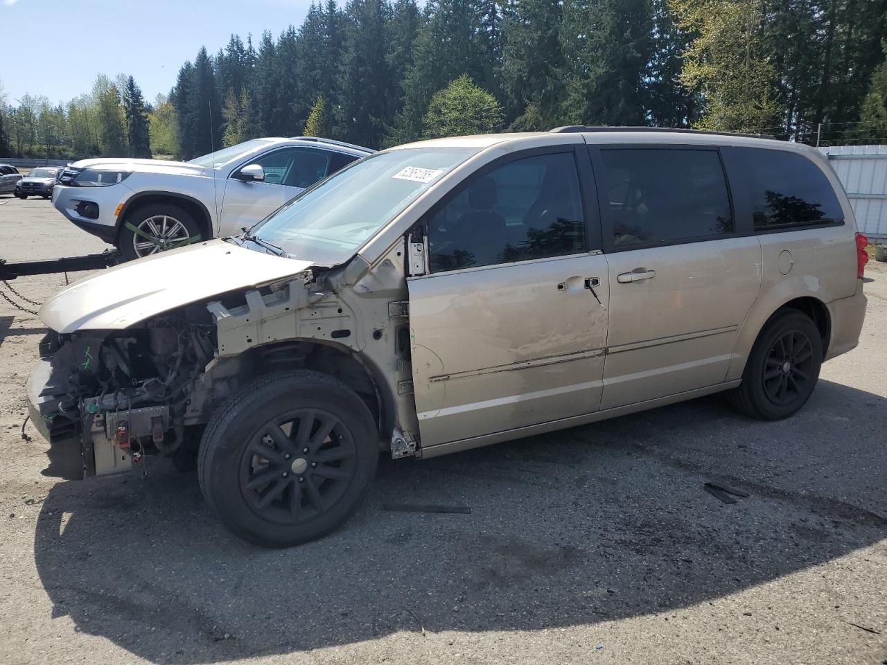 2014 Dodge Grand Caravan Sxt за продажба в Arlington, WA - Front End