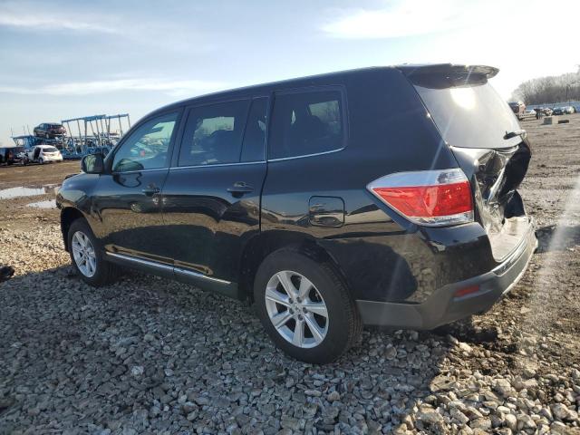 TOYOTA HIGHLANDER 2012 Czarny