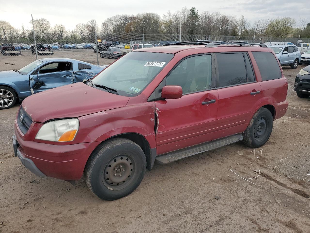 2004 Honda Pilot Exl de vânzare în Chalfont, PA - Front End