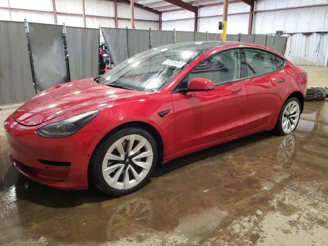  TESLA MODEL 3 2022 Czerwony