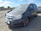 2010 VAUXHALL ZAFIRA EXC for sale at Copart YORK