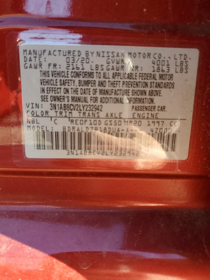 3N1AB8CV2LY232942 NISSAN SENTRA 2020