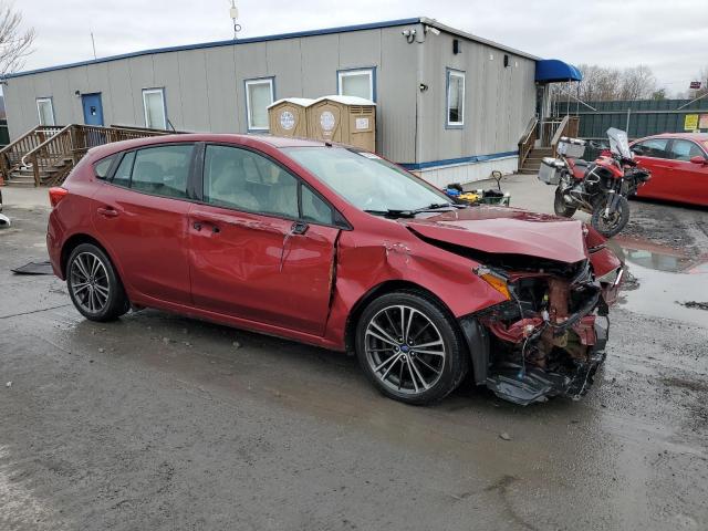  SUBARU IMPREZA 2017 Czerwony