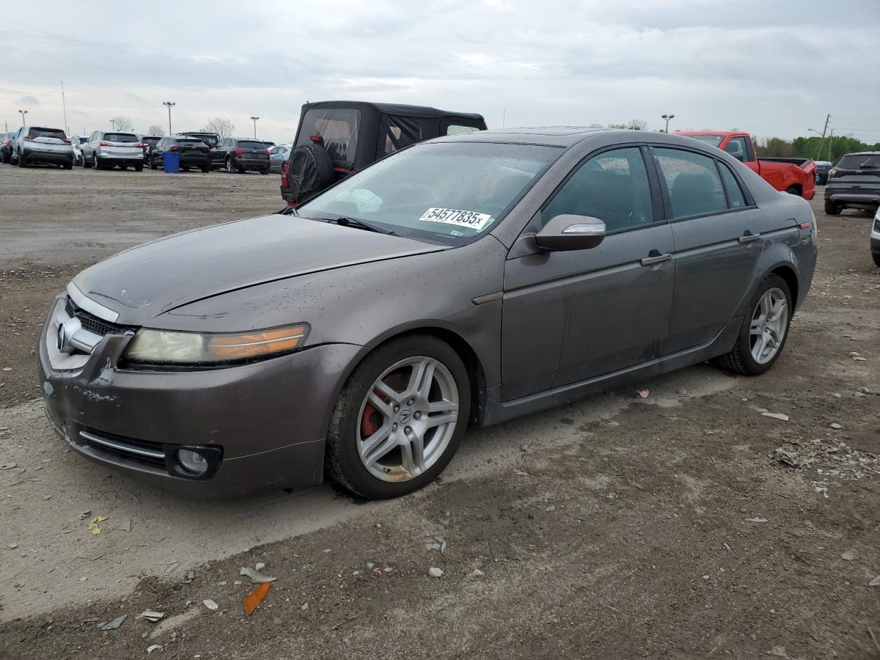 2007 Acura Tl grey null gas 19UUA66297A006458 photo #1
