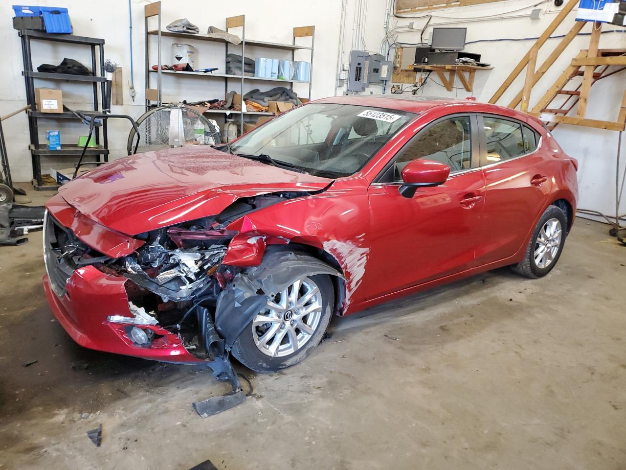2015 Mazda 3 Grand Touring na sprzedaż w Ham Lake, MN - Front End