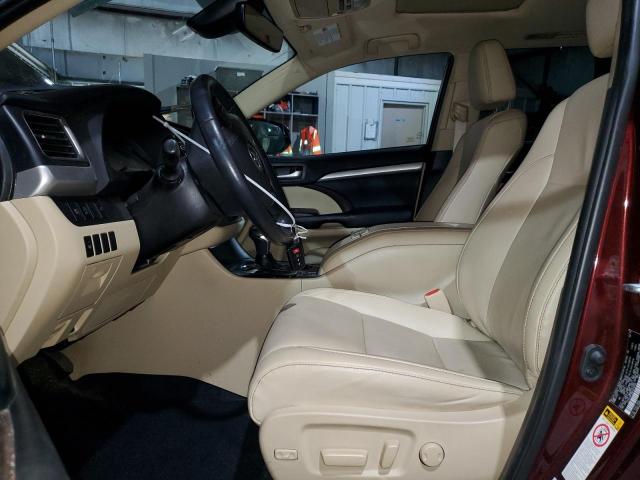  TOYOTA HIGHLANDER 2019 Burgundy