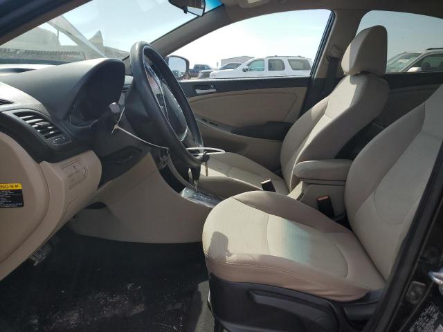 Sedans HYUNDAI ACCENT 2016 Czarny