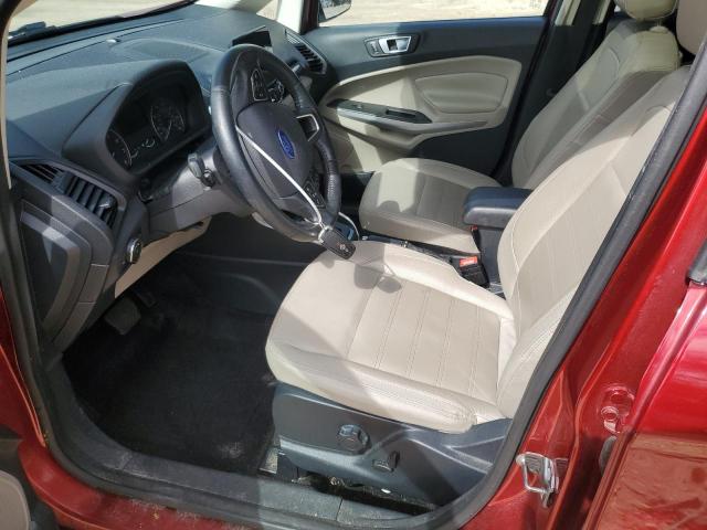  FORD ECOSPORT 2018 Czerwony