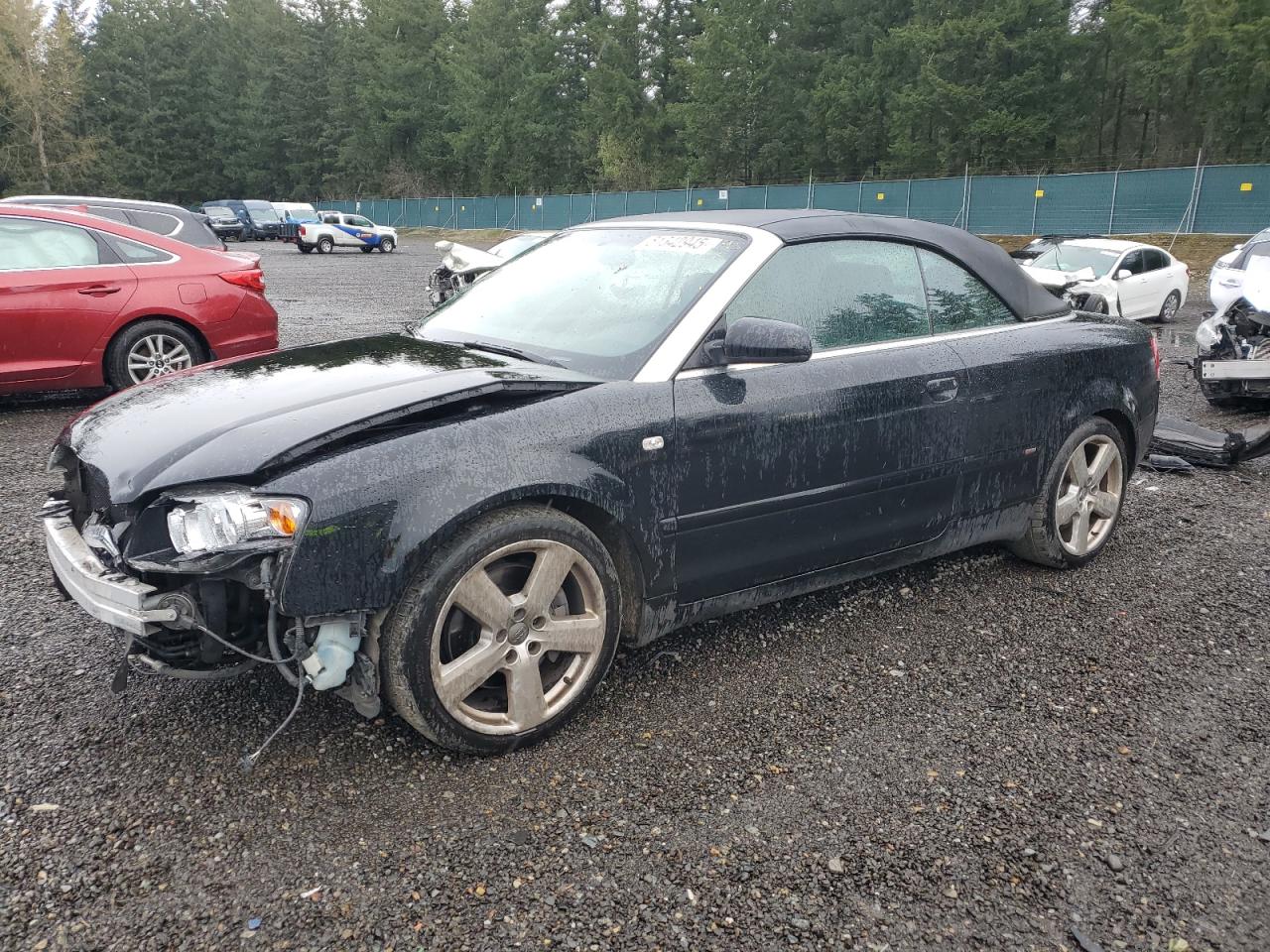2007 Audi A4 S-Line 3.2 Cabriolet Quattro იყიდება Graham-ში, WA - Front End