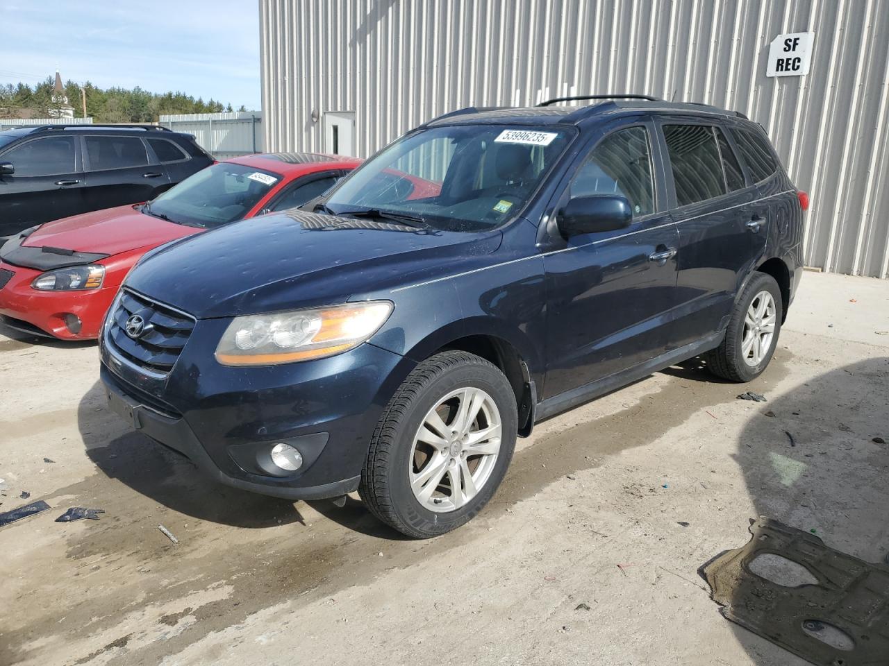 2010 Hyundai Santa Fe L 3.5L en Venta en Franklin, WI - Hail