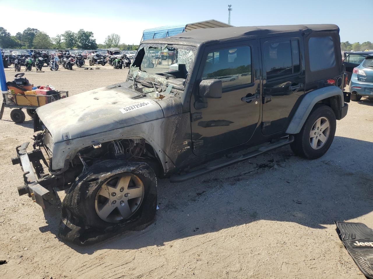 2012 Jeep Wrangler Unlimited Sport VIN: 1C4BJWDG4CL194003 Lot: 53372505