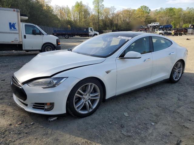  TESLA MODEL S 2015 Білий