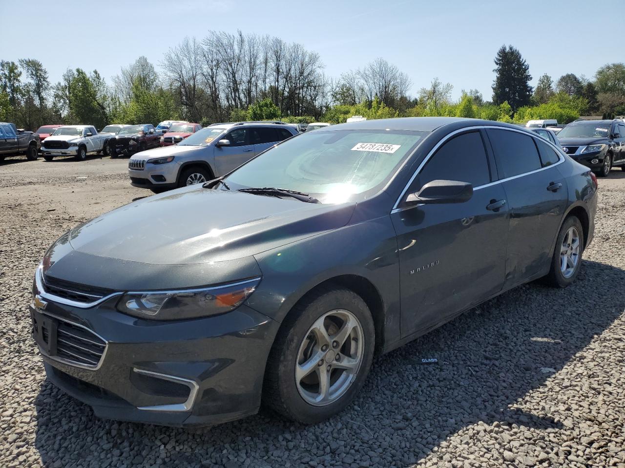 2017 Chevrolet Malibu Ls იყიდება Portland-ში, OR - Burn - Interior