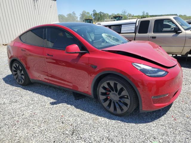  TESLA MODEL Y 2023 Czerwony