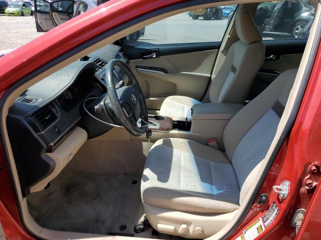  TOYOTA CAMRY 2012 Red