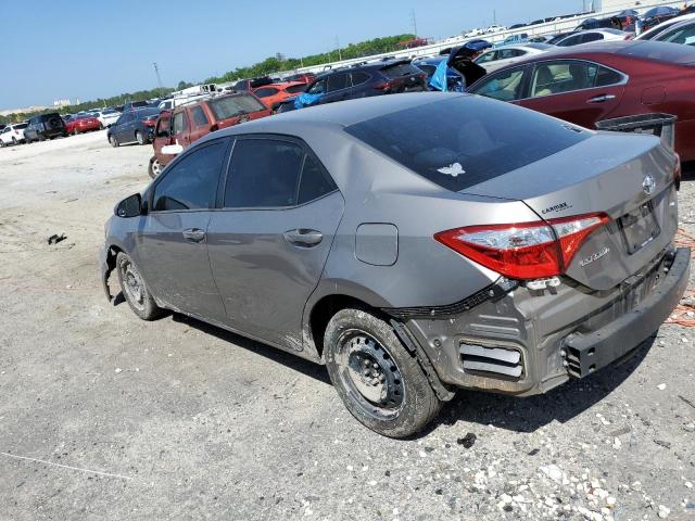  TOYOTA COROLLA 2016 Серебристый