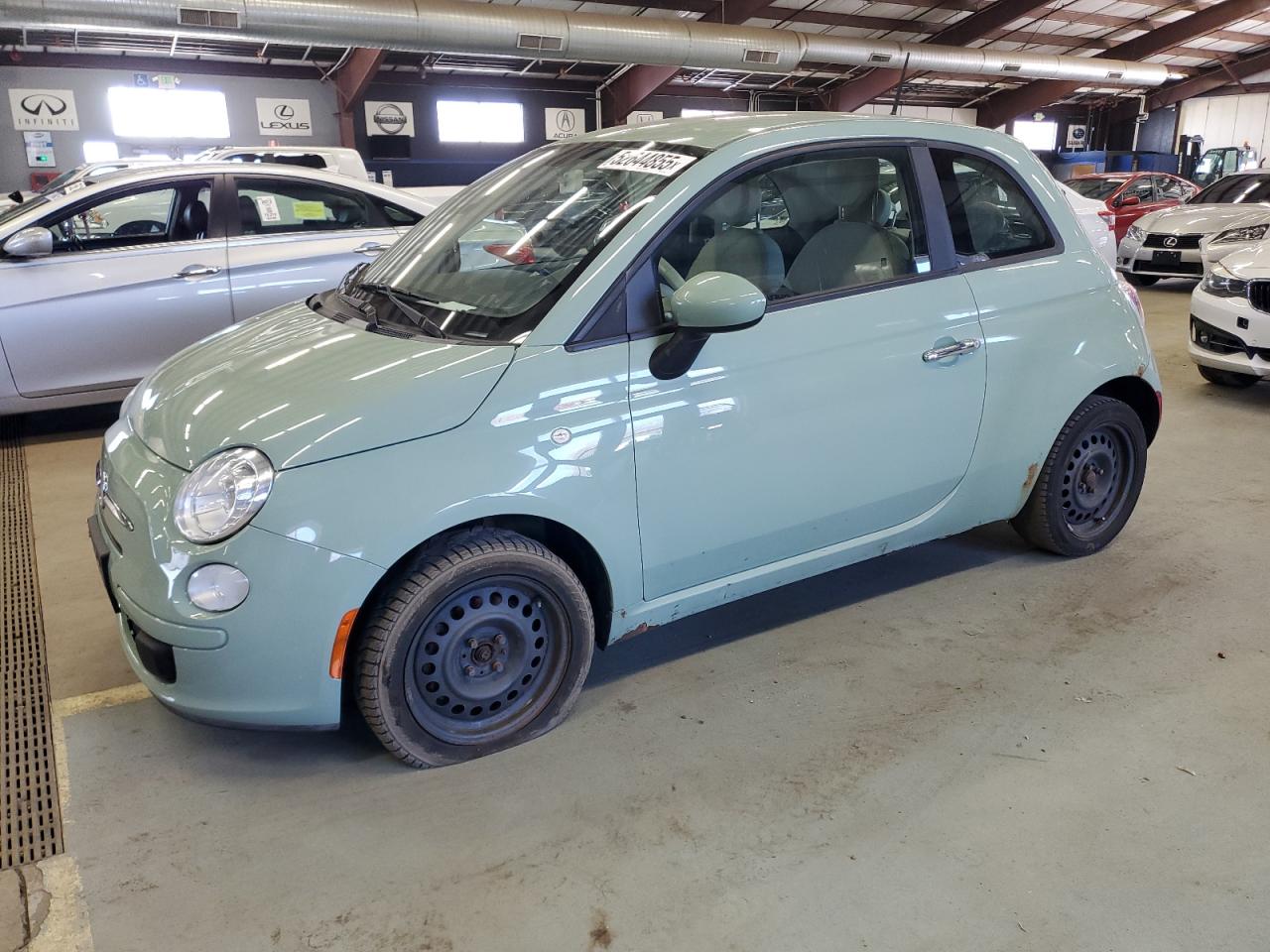 2012 Fiat 500 Pop en Venta en East Granby, CT - Minor Dent/Scratches