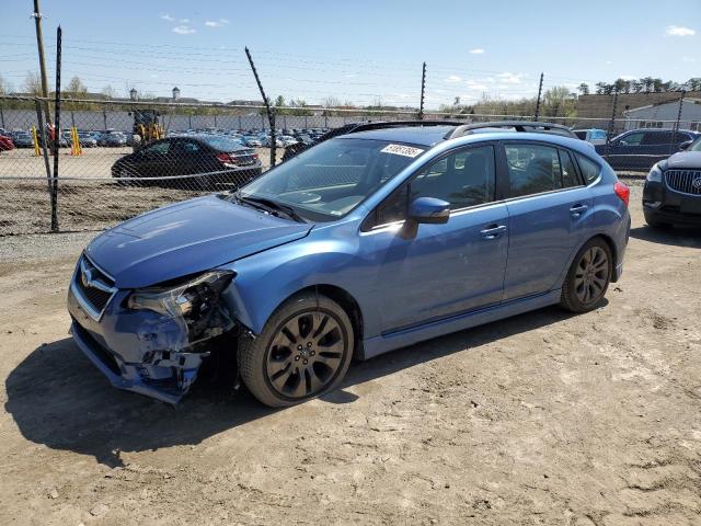 Crossovers SUBARU IMPREZA 2015 Granatowy