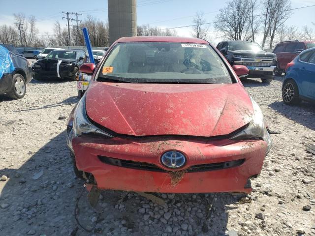  TOYOTA PRIUS 2017 Бургунди