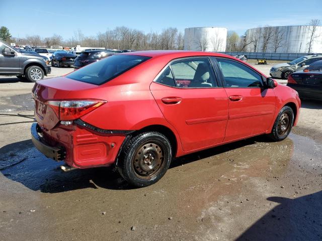  TOYOTA COROLLA 2016 Красный