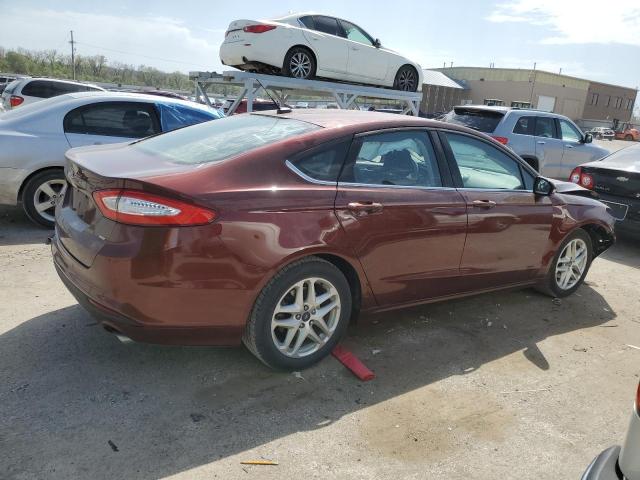 Sedans FORD FUSION 2016 Brązowy
