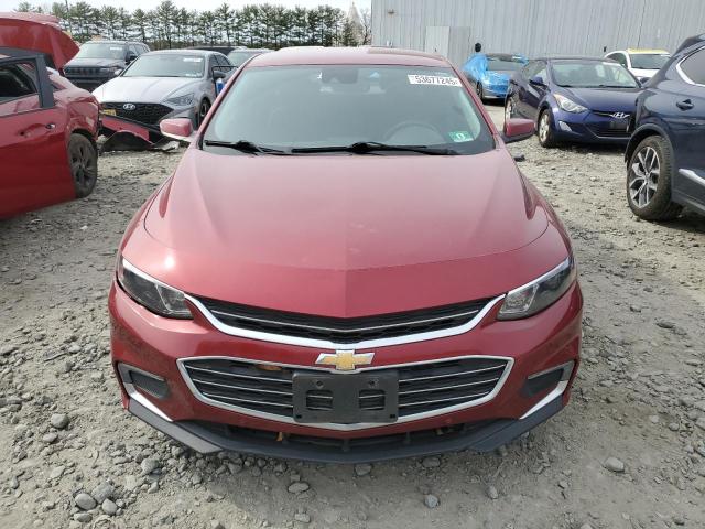  CHEVROLET MALIBU 2018 Czerwony