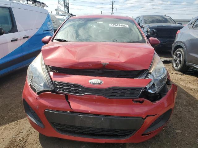  KIA RIO 2013 Красный
