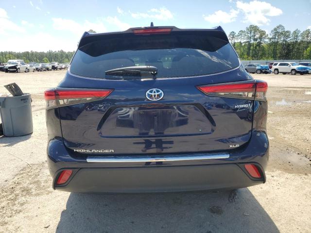  TOYOTA HIGHLANDER 2021 Blue