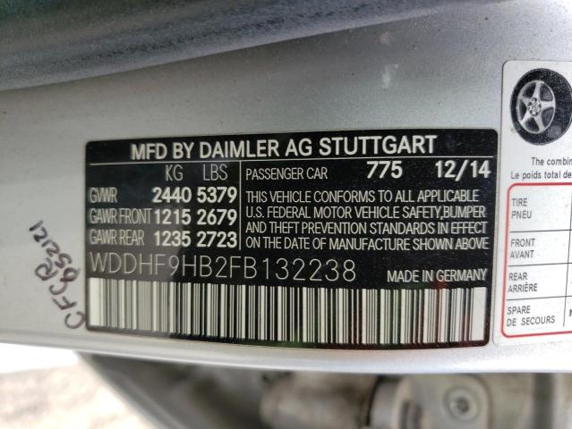 2015 MERCEDES-BENZ E 250 BLUETEC