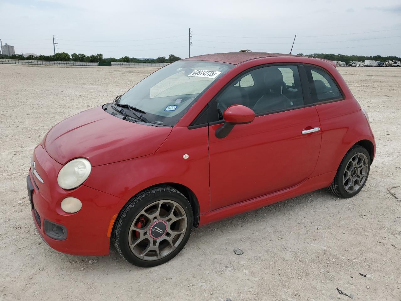 2012 Fiat 500 Sport продається в New Braunfels, TX - Side