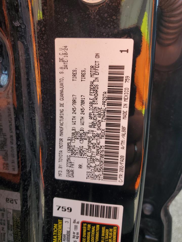 3TYLD5KN3RT007675 TOYOTA TACOMA 2024