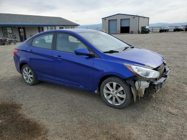 Sedans HYUNDAI ACCENT 2013 Granatowy