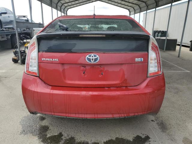  TOYOTA PRIUS 2012 Красный