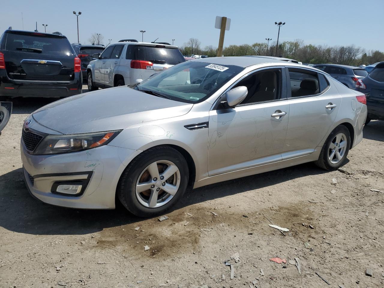 2015 Kia Optima Lx на продаже в Indianapolis, IN - Vandalism