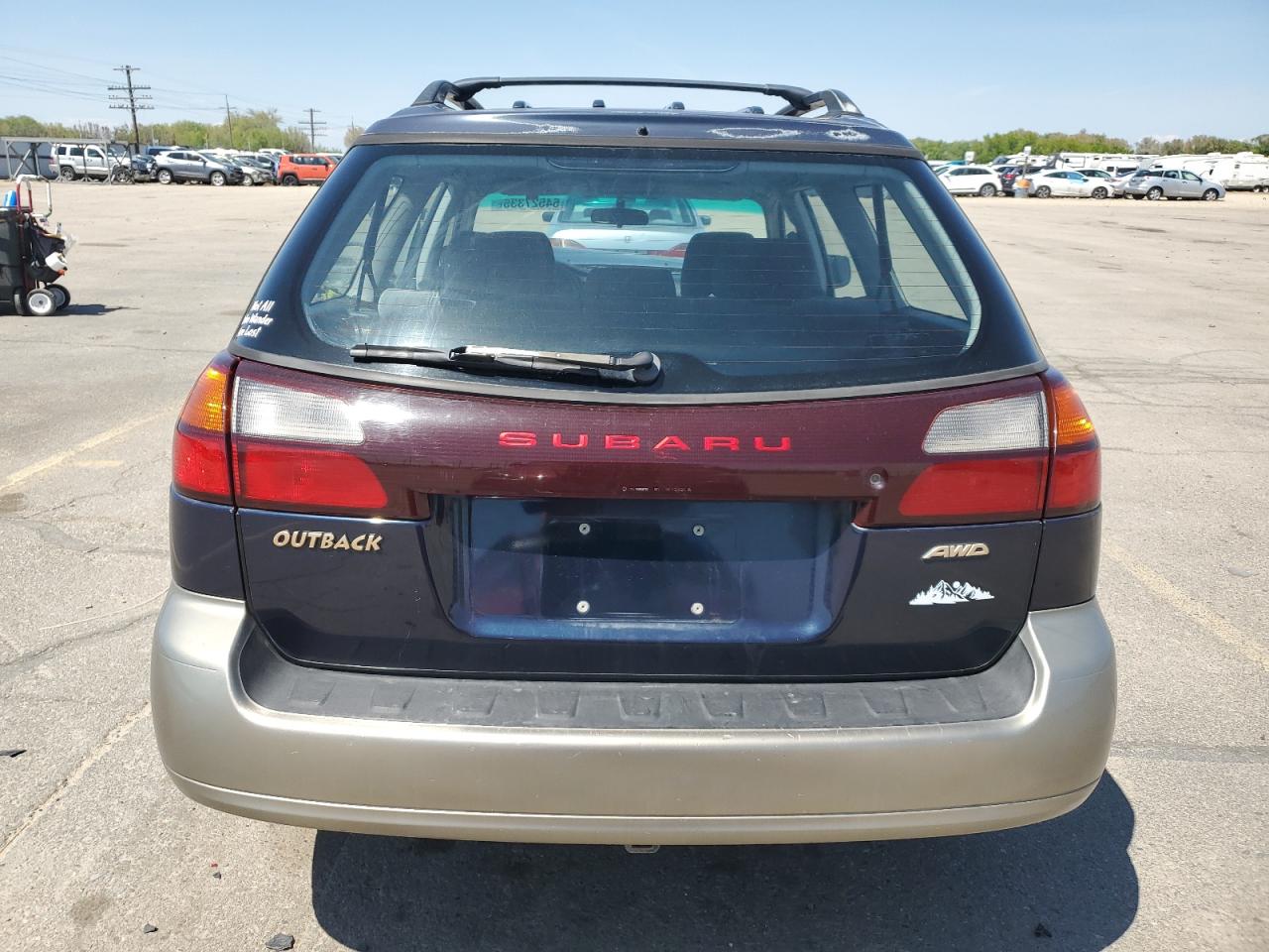 2002 Subaru Legacy Outback VIN: 4S3BH665727610821 Lot: 54527335