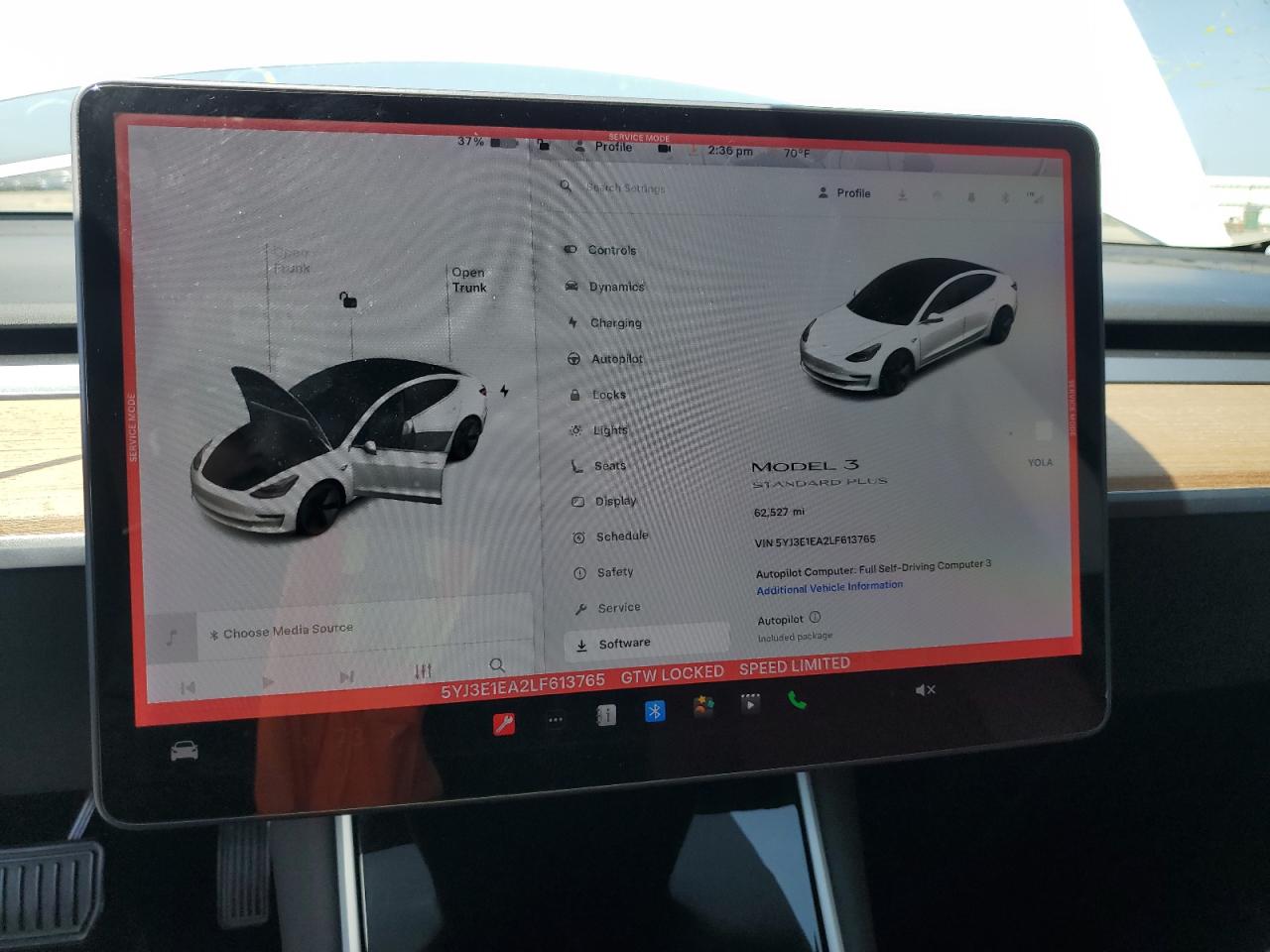 2020 Tesla Model 3 VIN: 5YJ3E1EA2LF613765 Lot: 54414935
