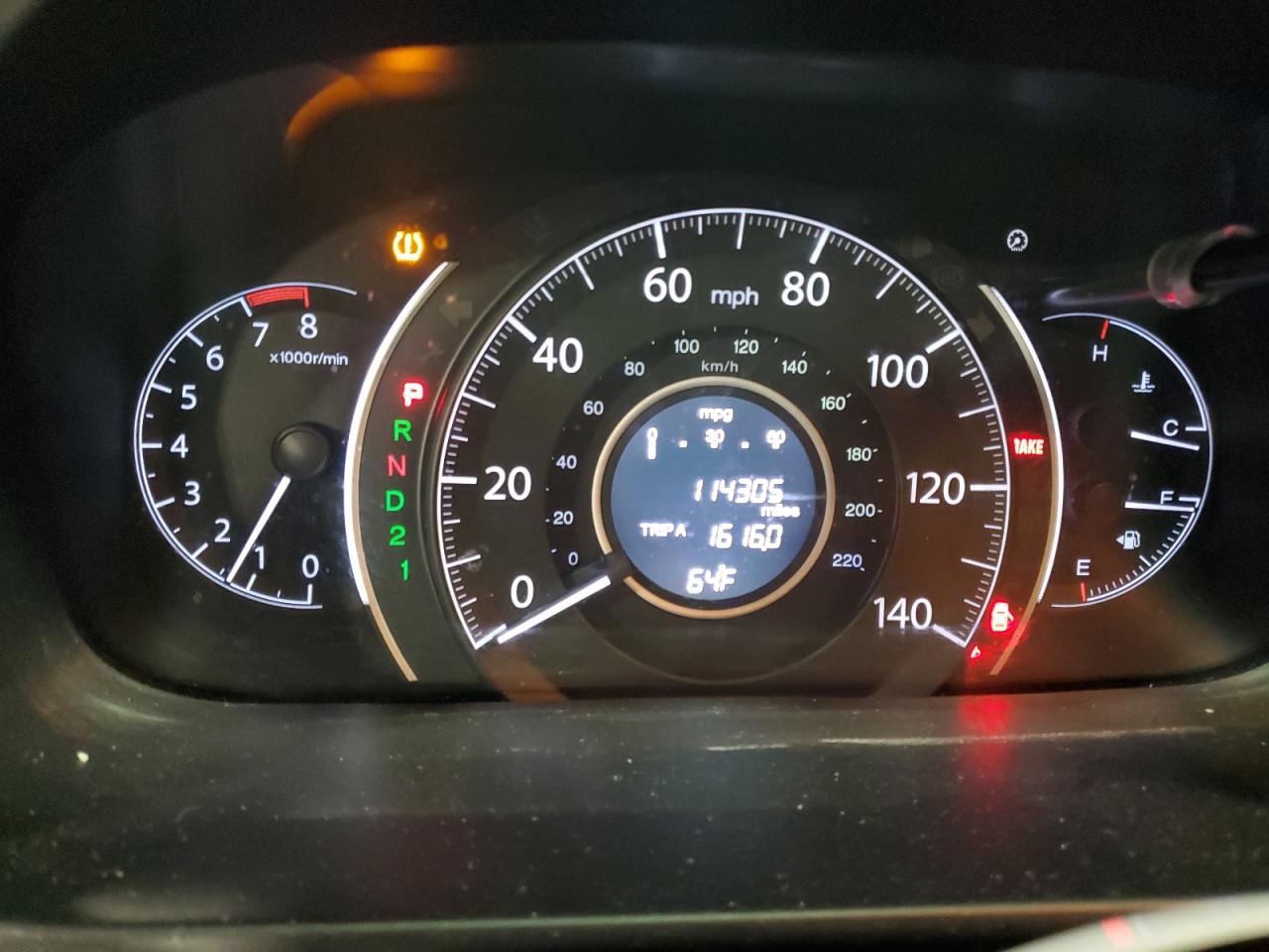 2013 Honda Cr-V Lx VIN: 2HKRM3H31DH521555 Lot: 54508975