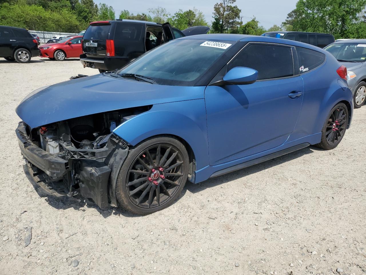 2016 Hyundai Veloster Turbo للبيع في Hampton، VA - Front End