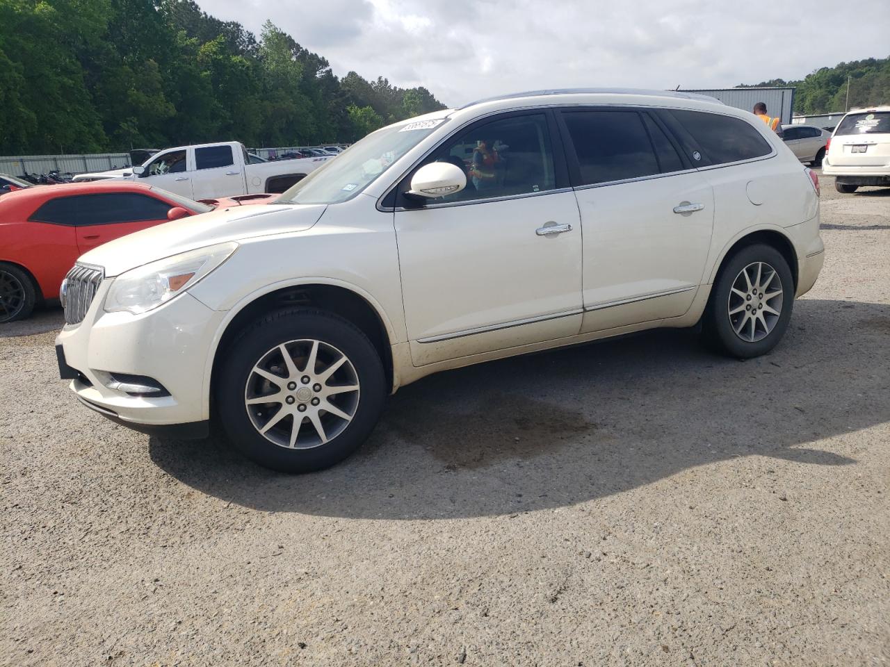 2020 BUICK ENCLAVE WHITE VIN: 5GAKRBKD1FJ309541