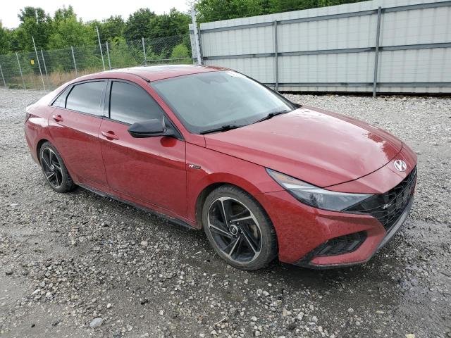 HYUNDAI ELANTRA 2022 Red