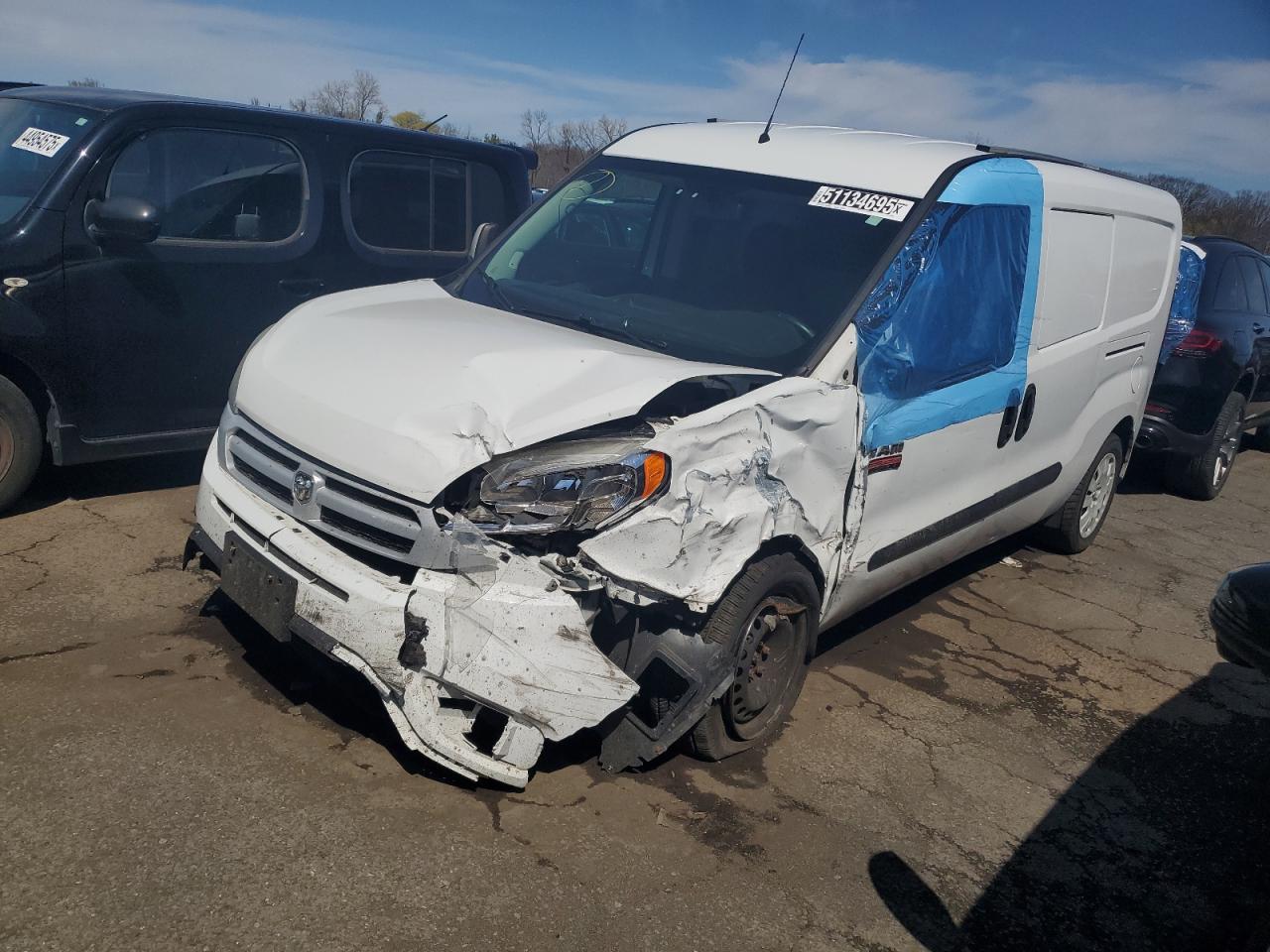 2016 Ram Promaster City Slt продається в New Britain, CT - Front End