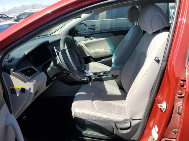  HYUNDAI SONATA 2017 Червоний