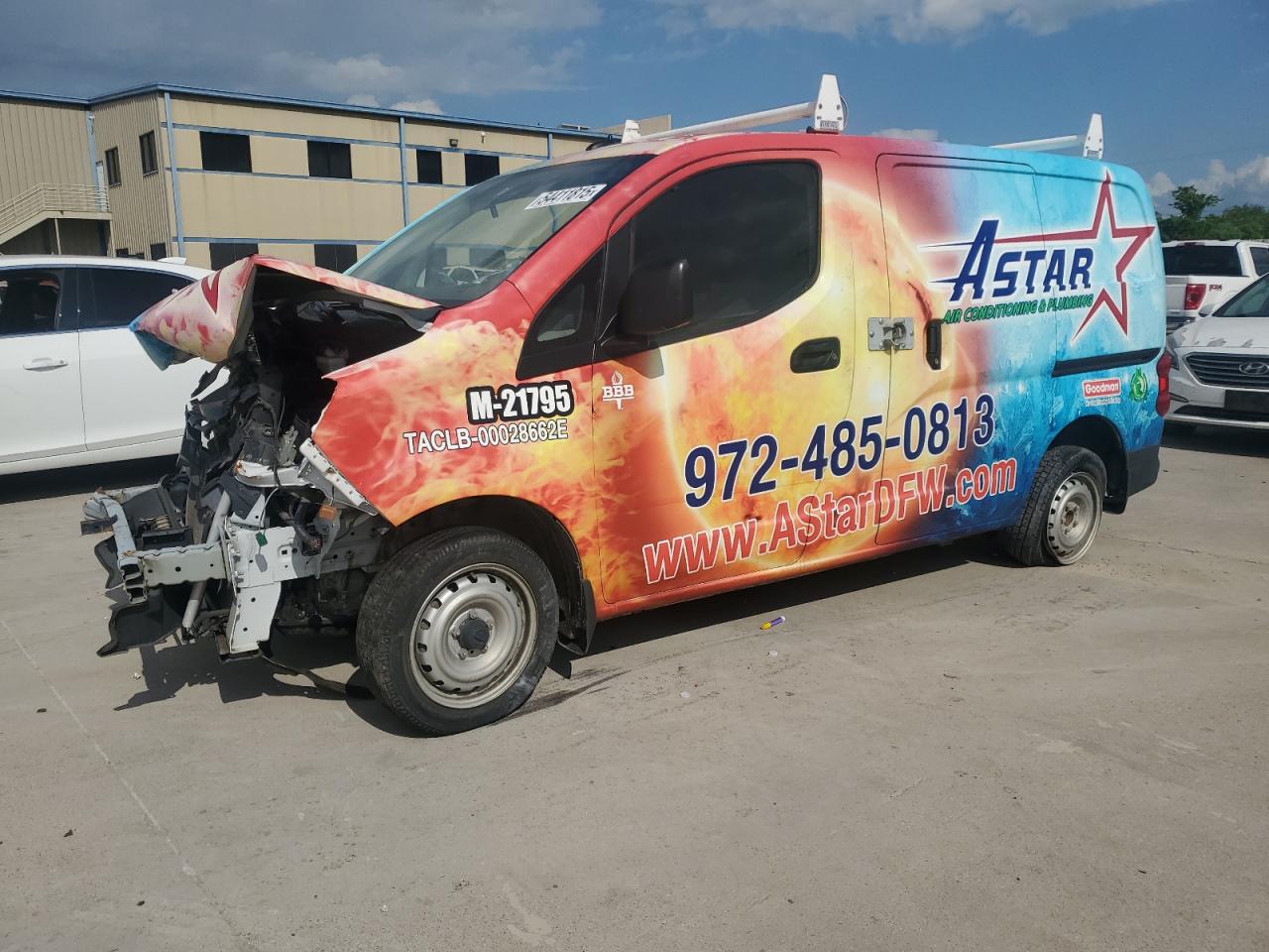 2020 Nissan Nv200 2.5S en Venta en Wilmer, TX - Front End