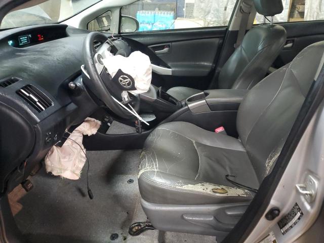 Hatchbacks TOYOTA PRIUS 2012 Srebrny