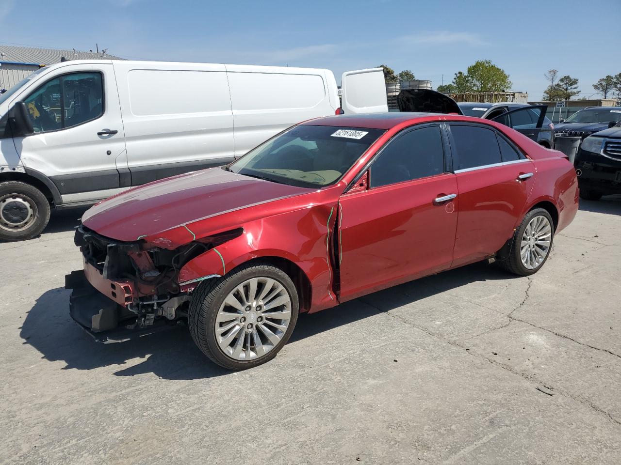 2015 Cadillac Cts Luxury Collection продається в Tulsa, OK - Front End