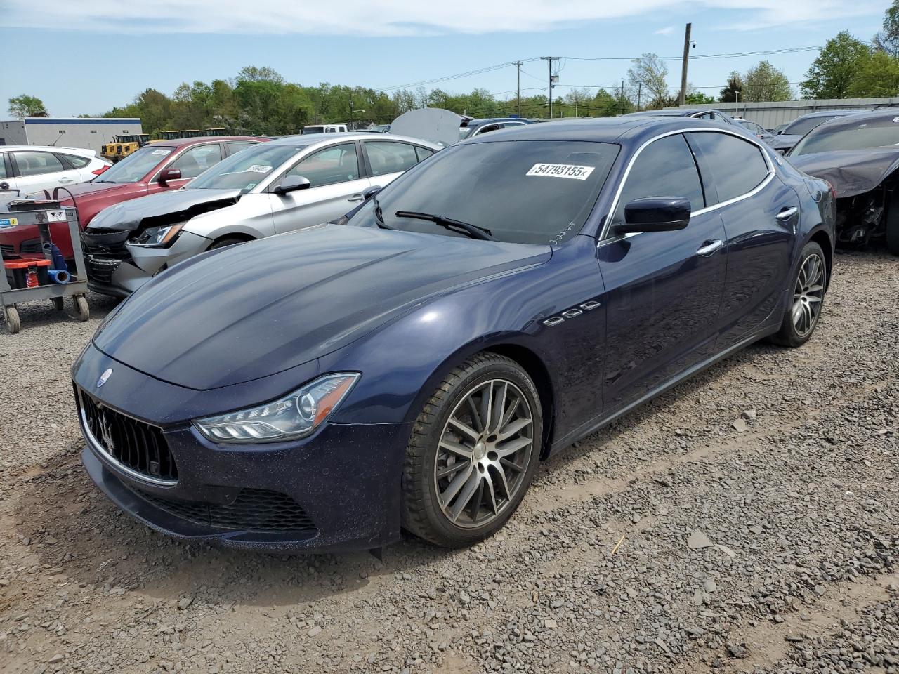 2015 Maserati Ghibli S იყიდება Hillsborough-ში, NJ - Front End