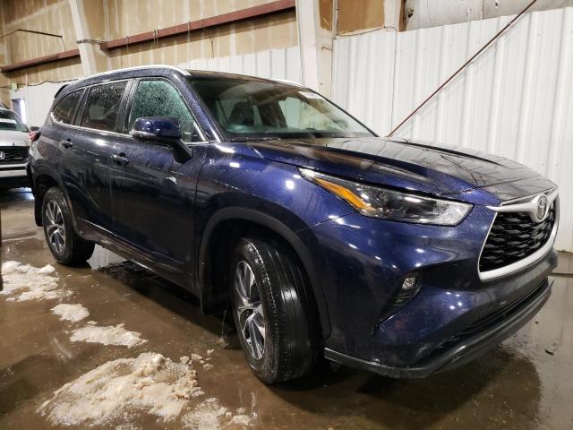  TOYOTA HIGHLANDER 2023 Синий