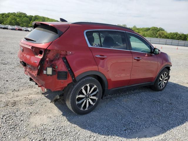  KIA SPORTAGE 2018 Красный